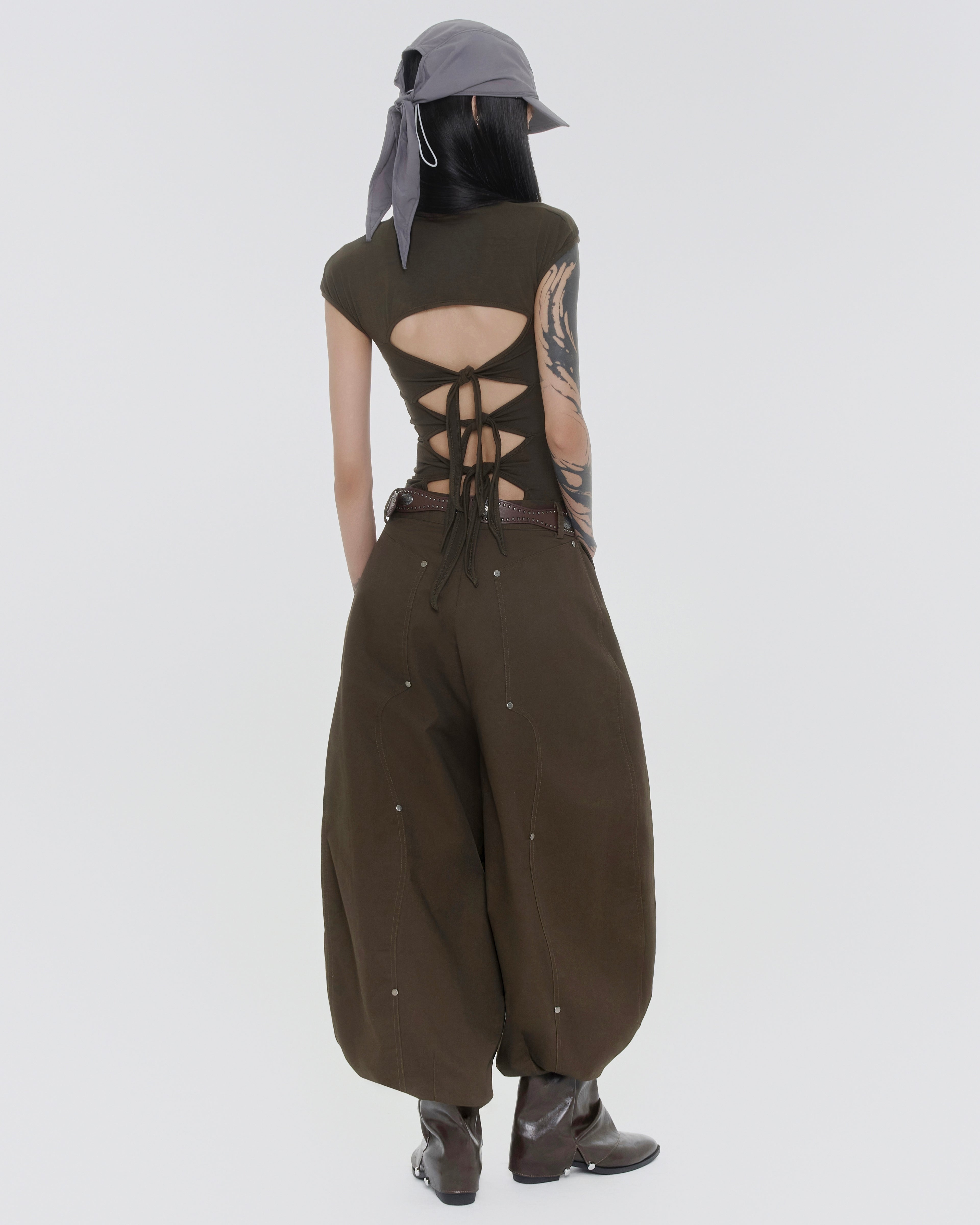 ORIGIN RIVET WIDE PANTS
