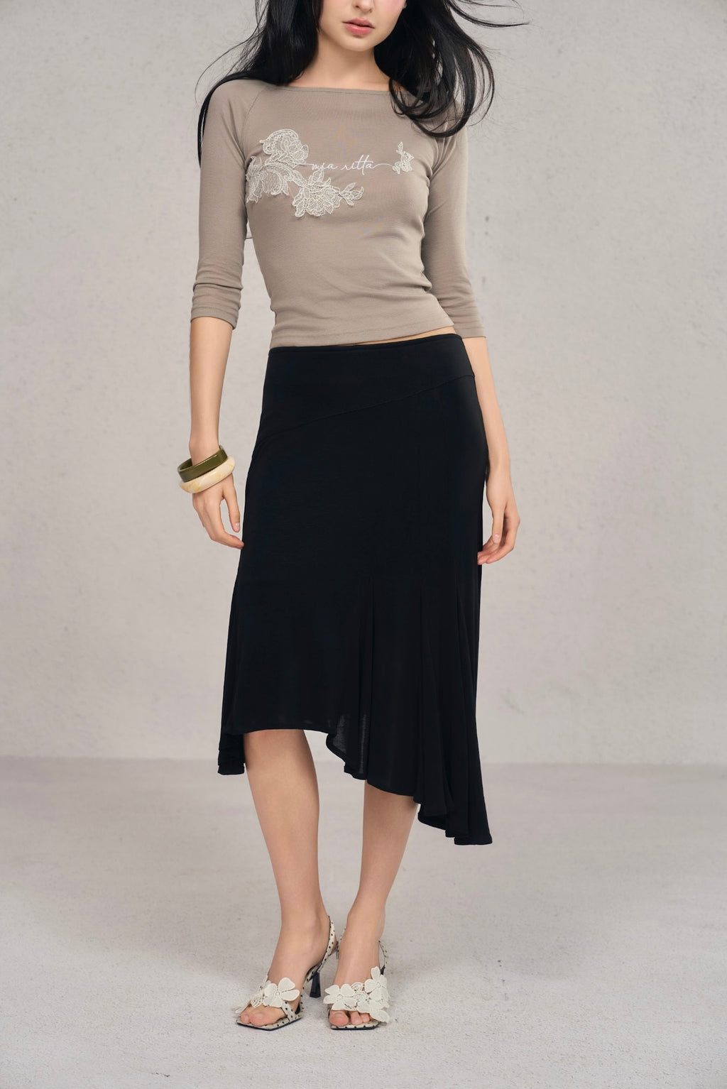 OCEANA MIDI SKIRT