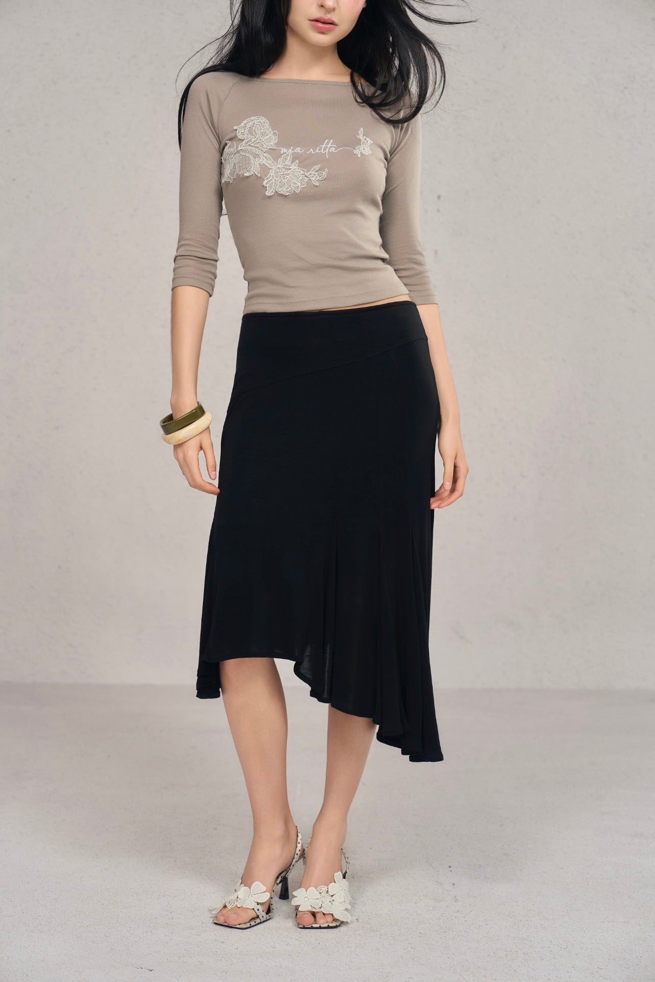 OCEANA MIDI SKIRT