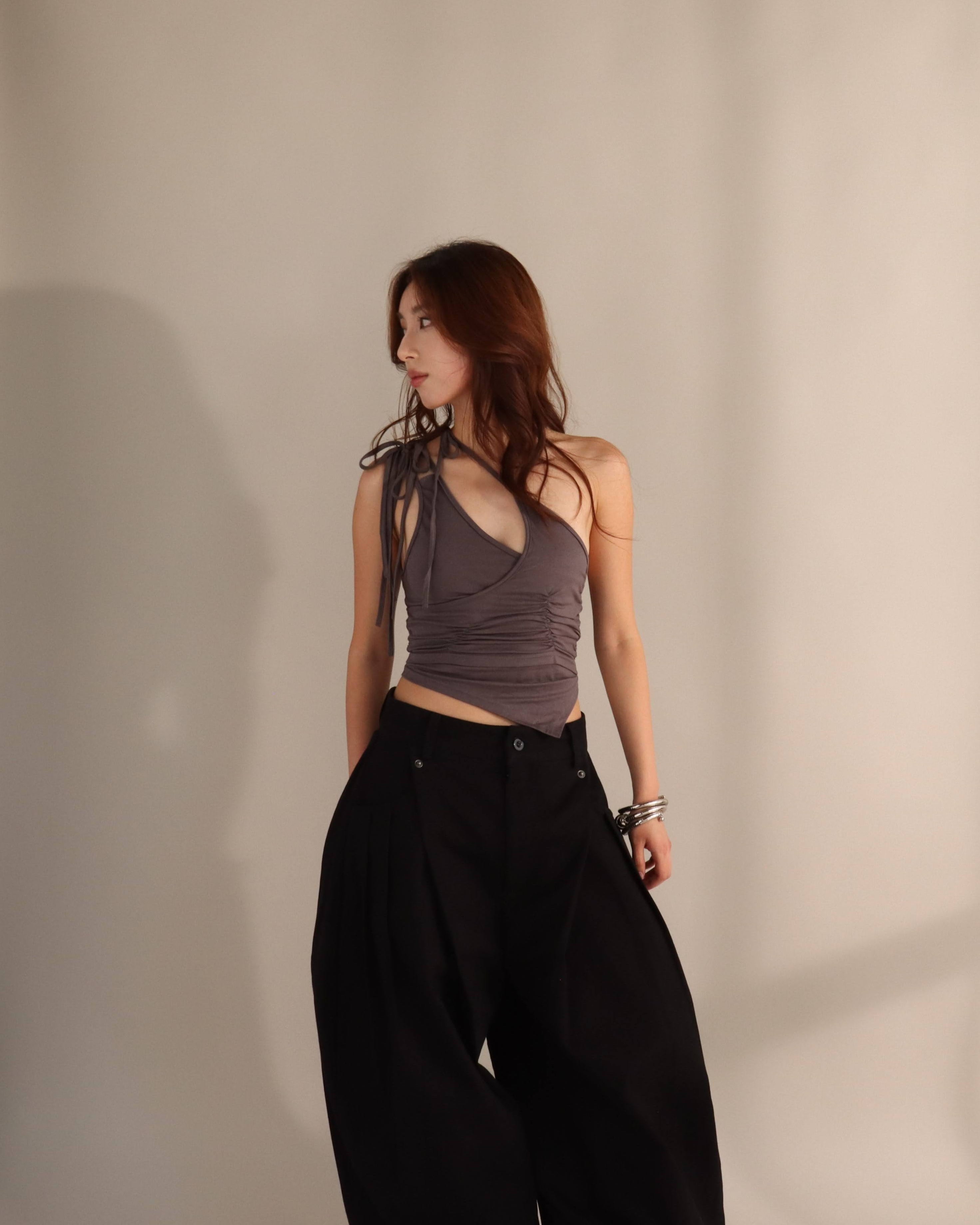 ODILIA SHIRRING TOP