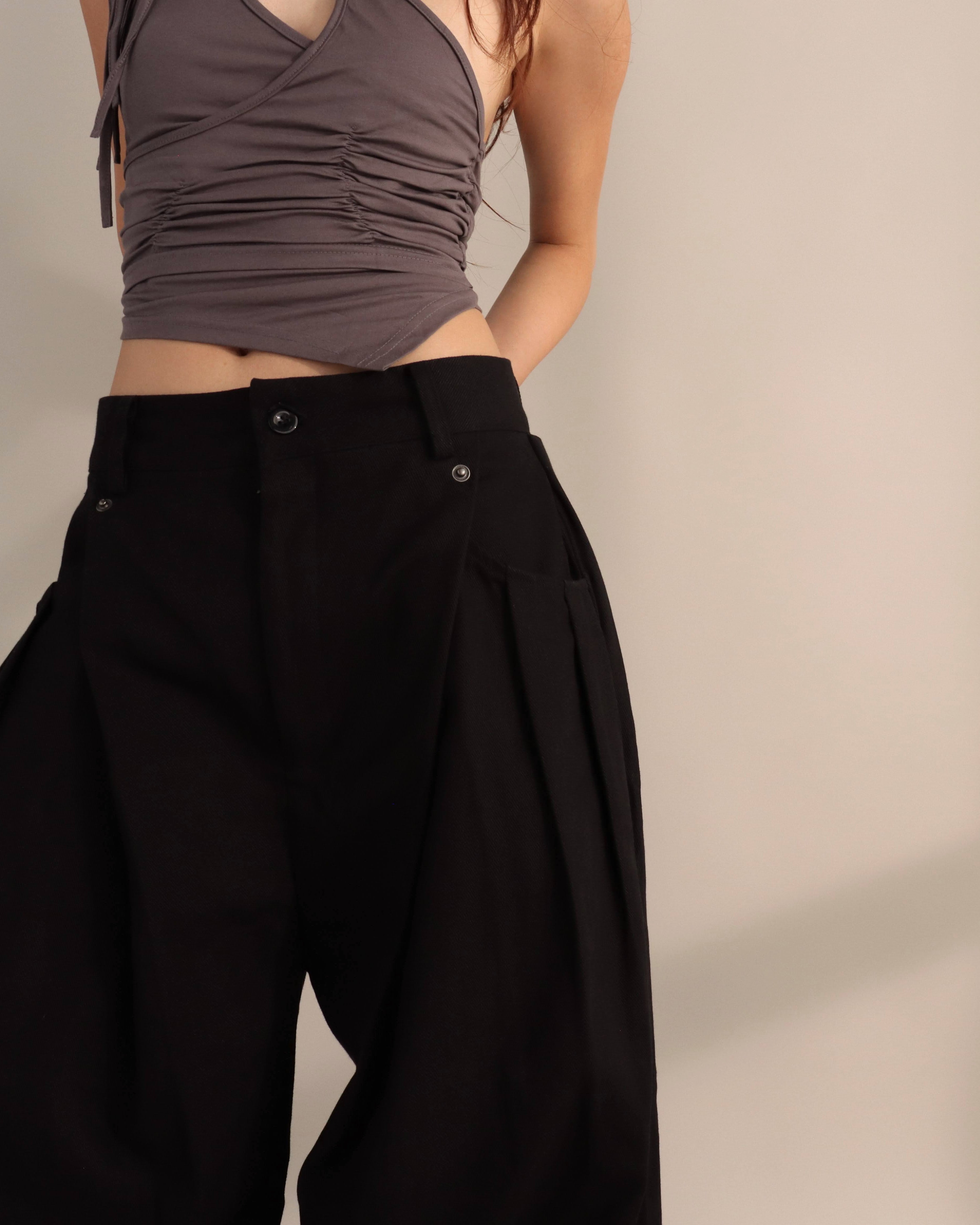 MULTI RIVET WIDE PANTS