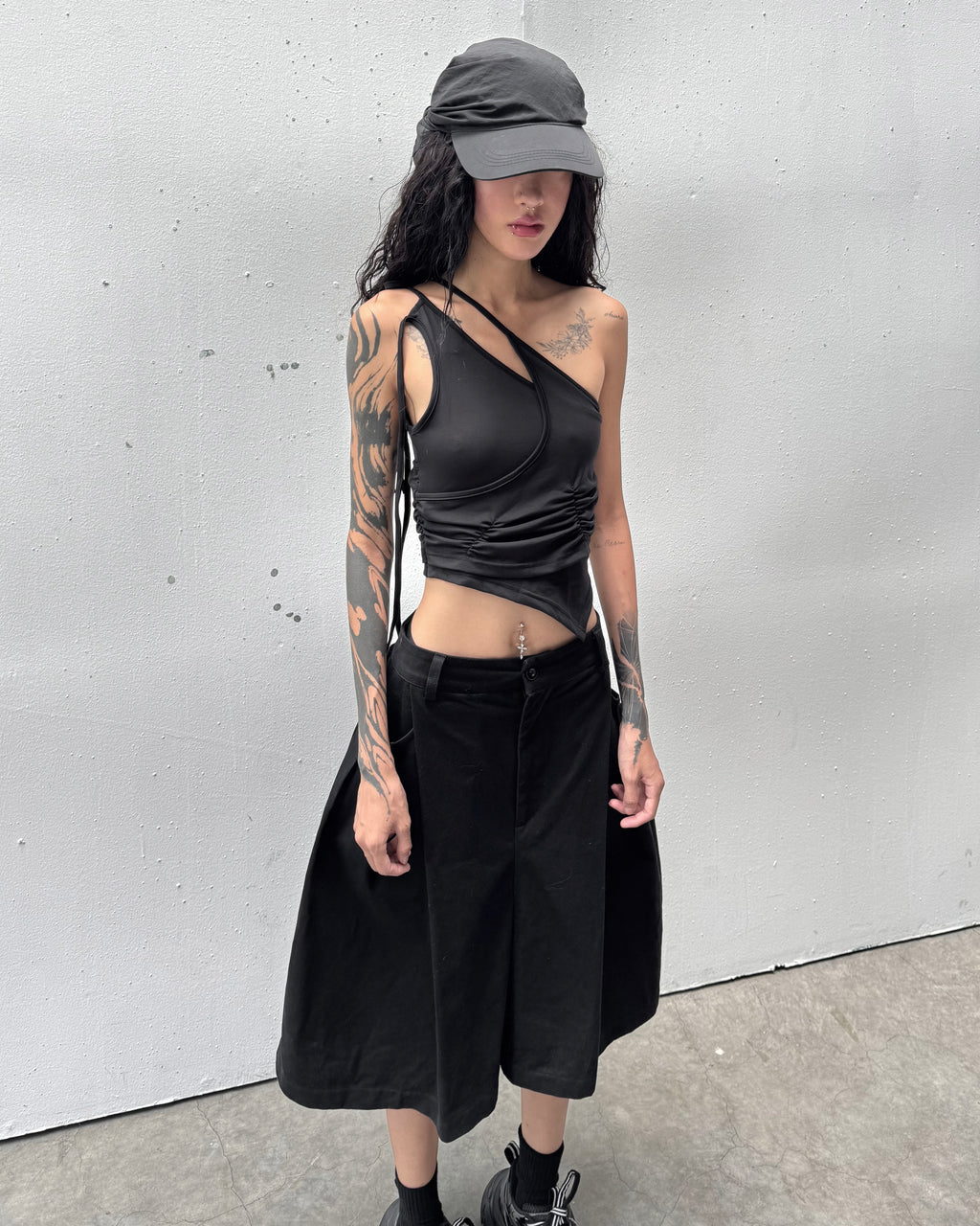 ODILIA SHIRRING TOP