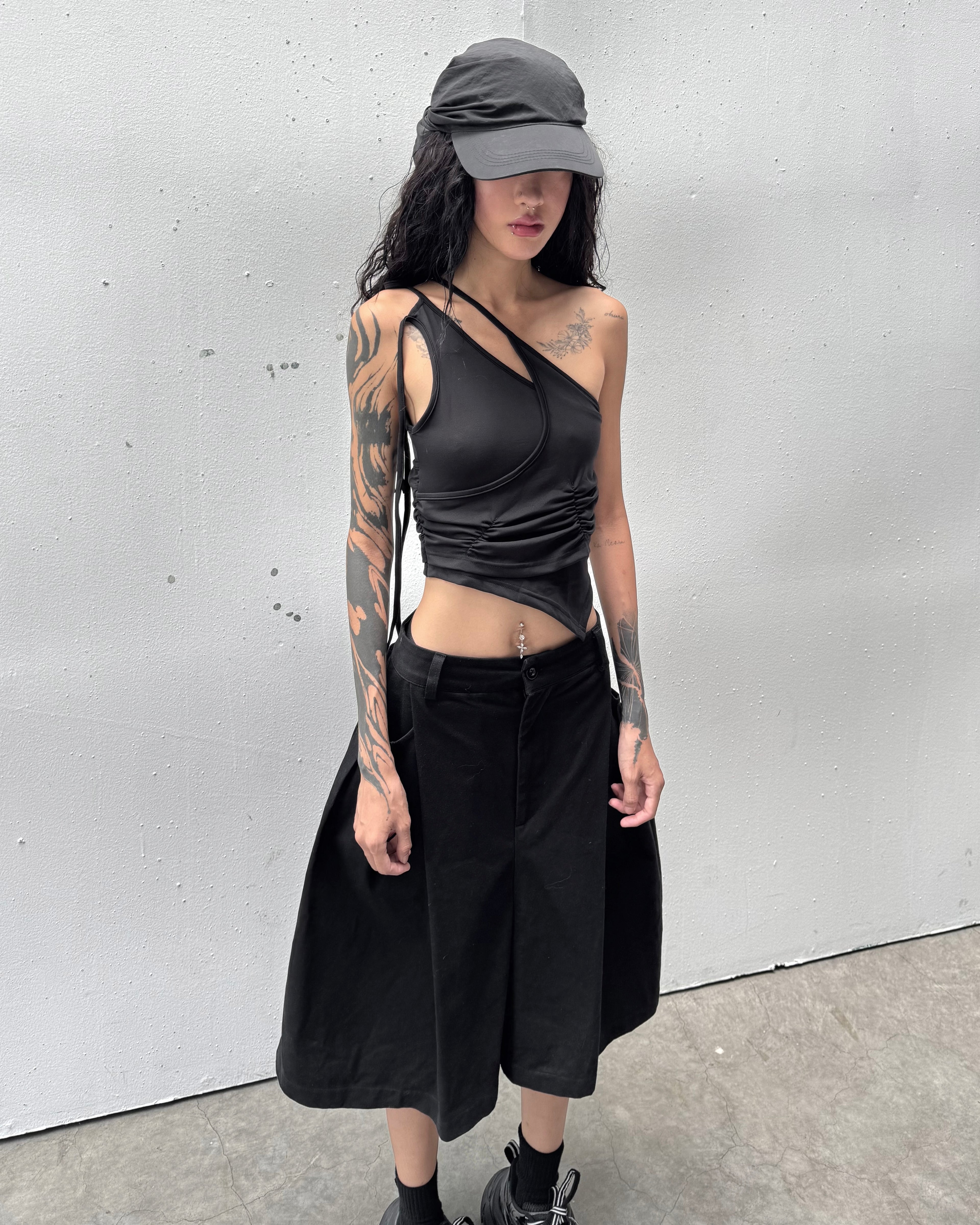 ODILIA SHIRRING TOP