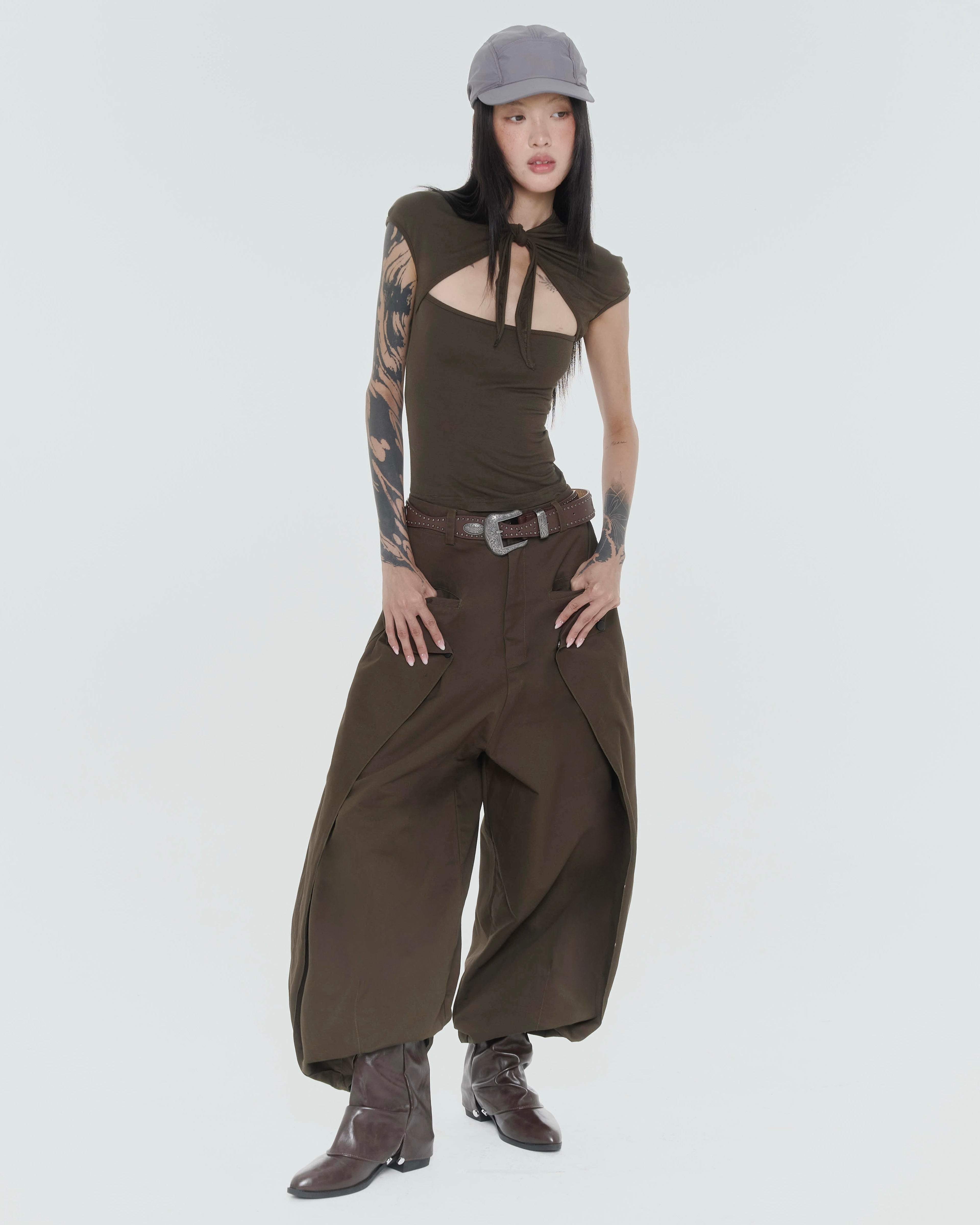 ORIGIN RIVET WIDE PANTS