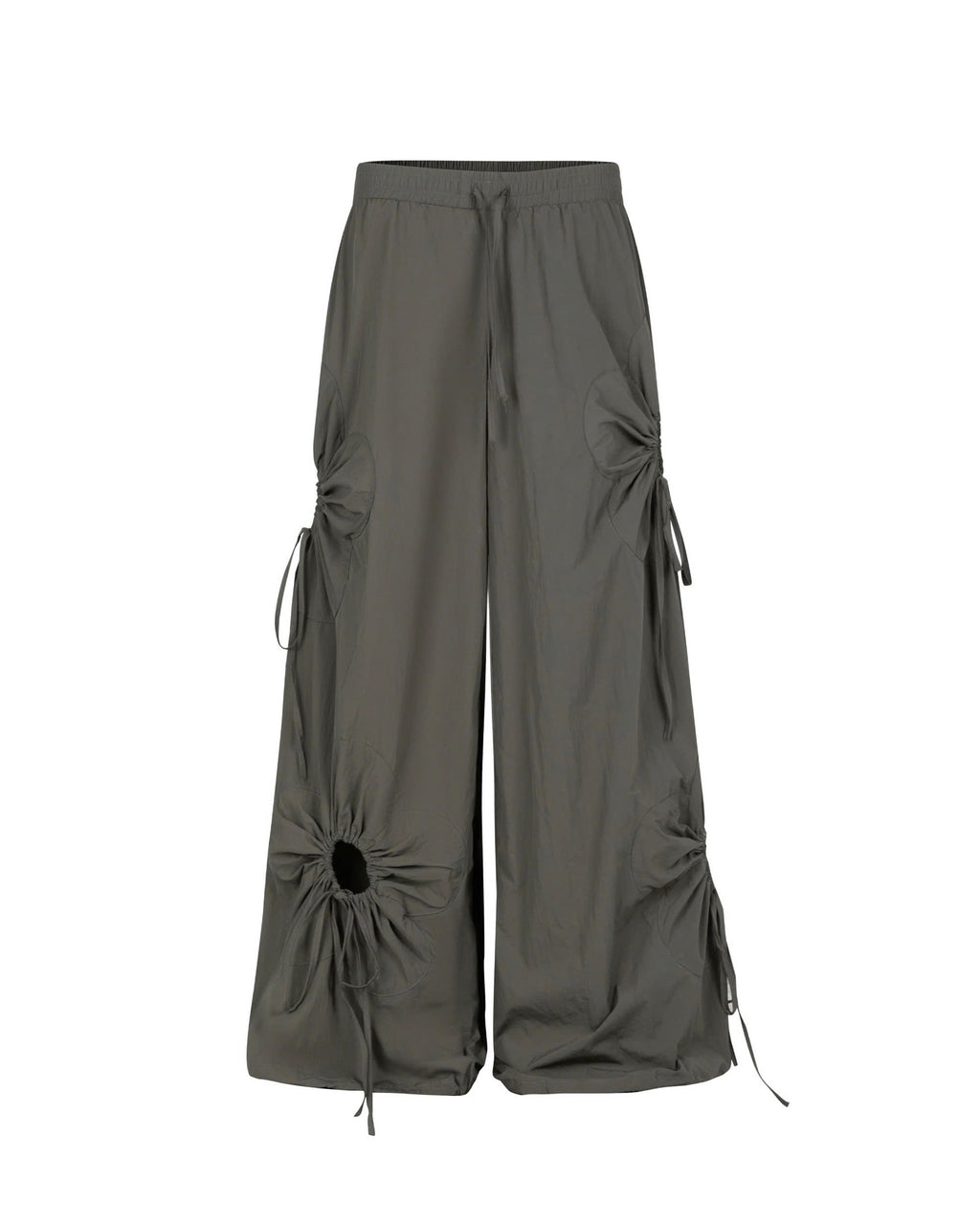 FLORAL BLOOM PARACHUTE PANTS