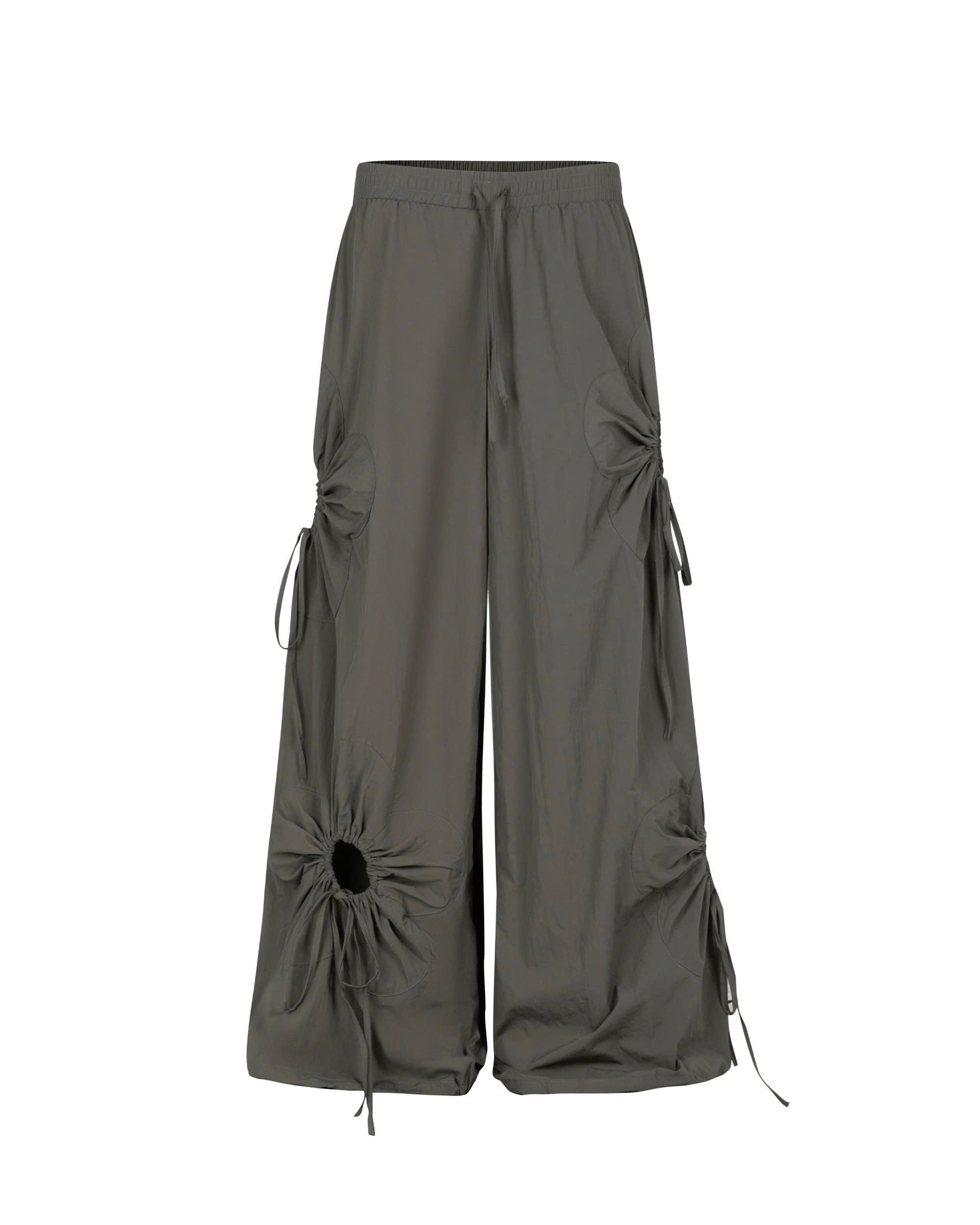 FLORAL BLOOM PARACHUTE PANTS