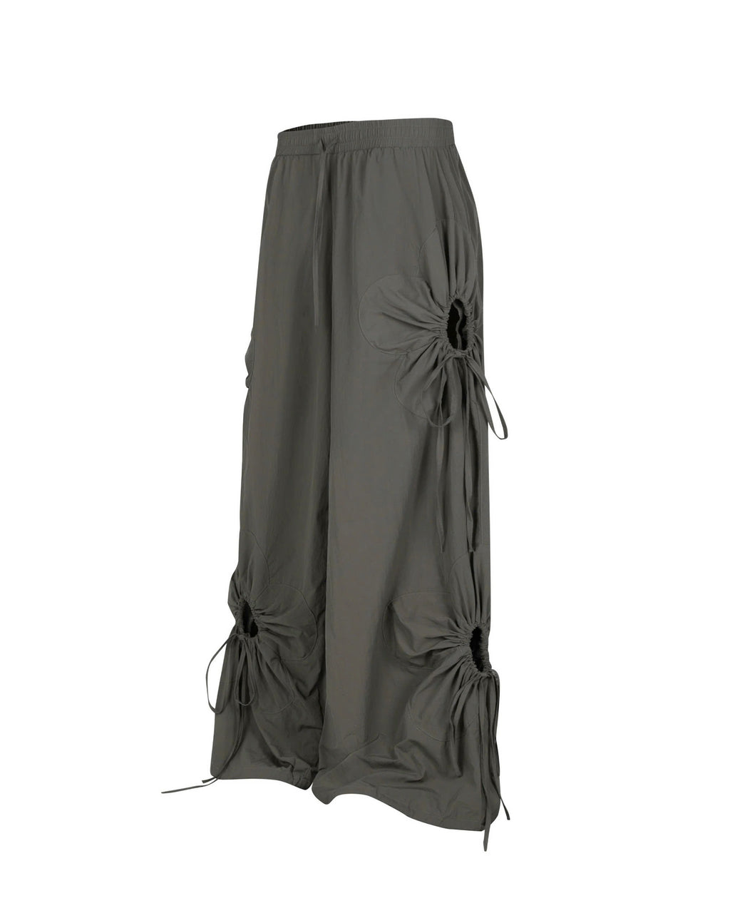 FLORAL BLOOM PARACHUTE PANTS