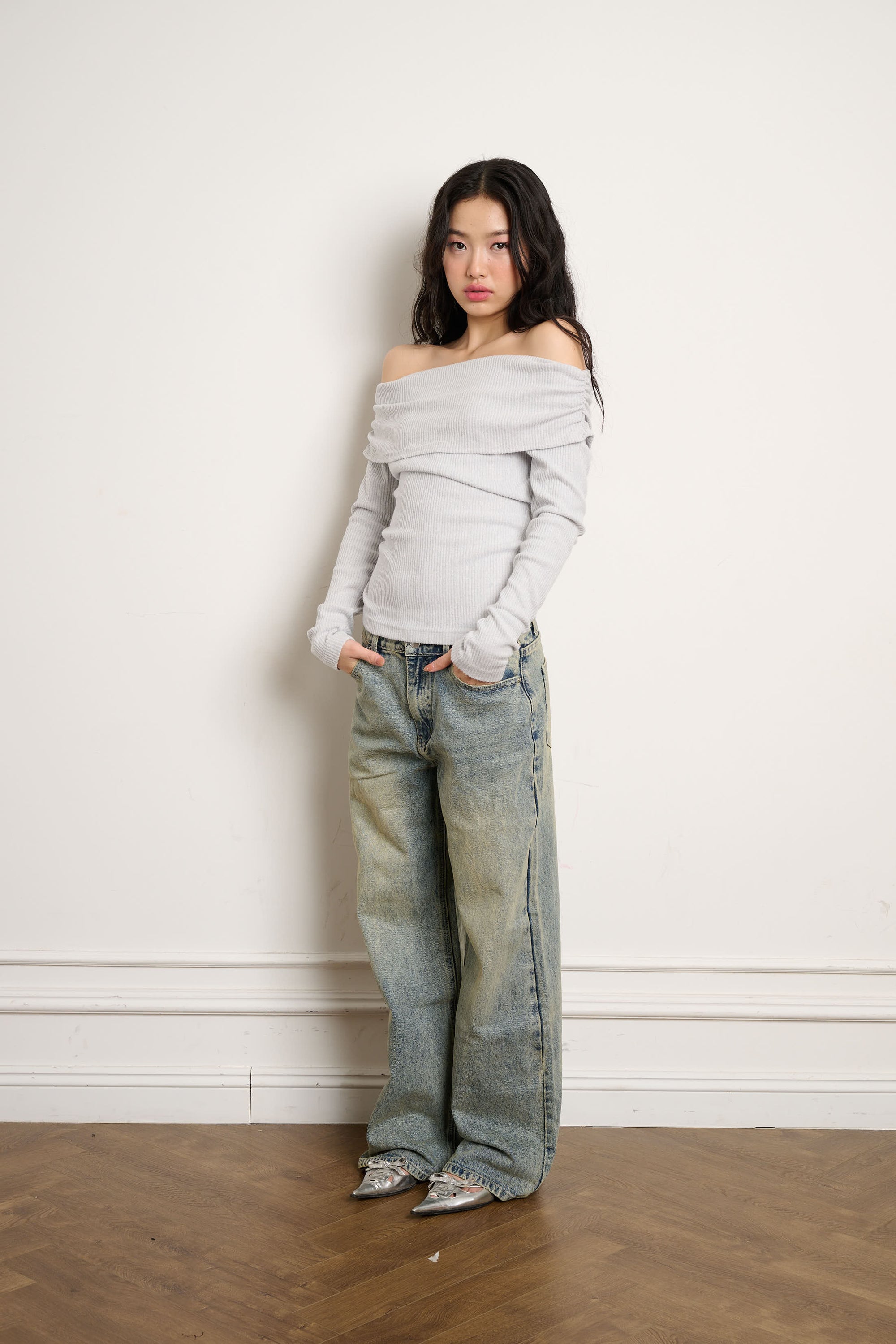 PRADIES WIDE LEG JEANS