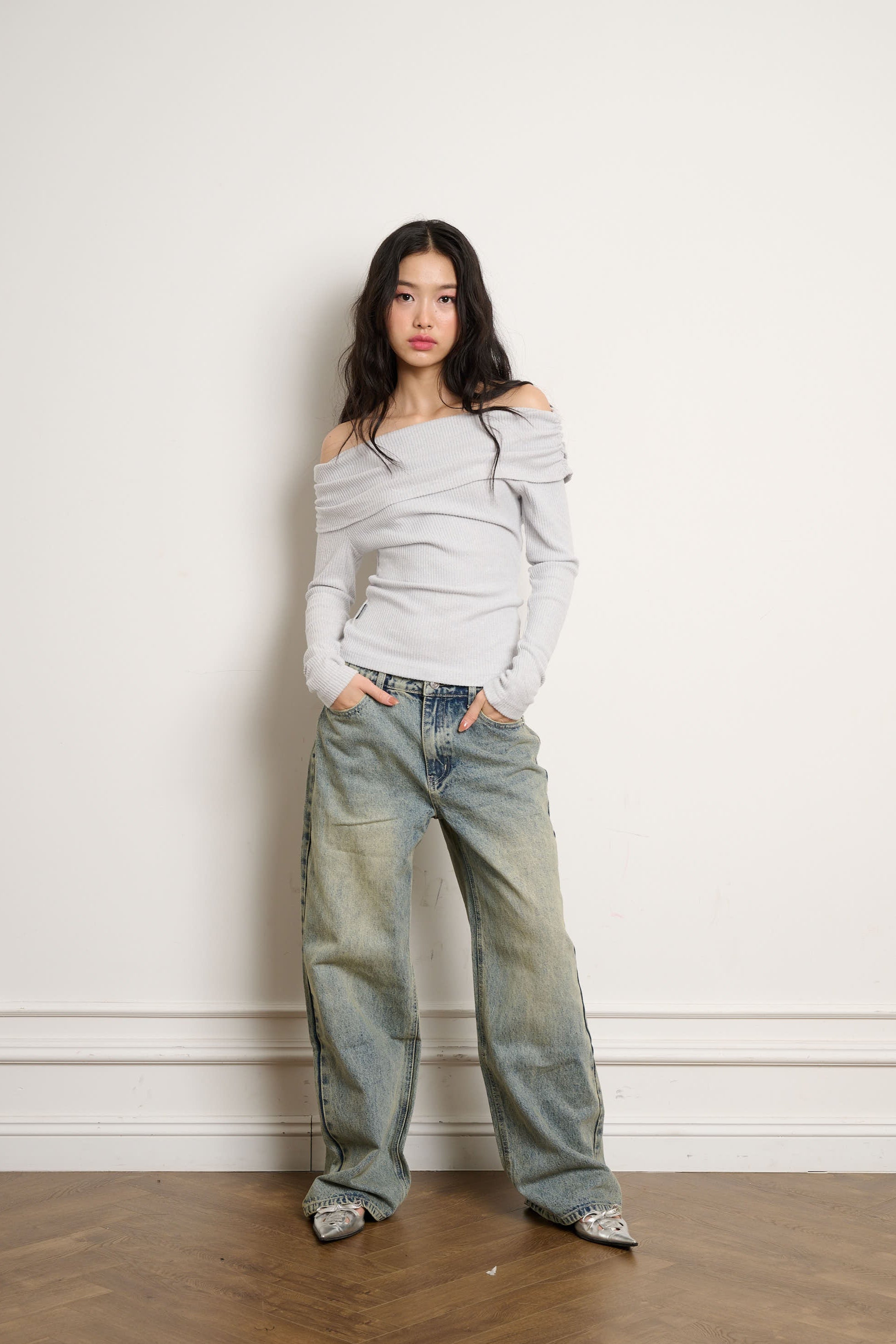 PRADIES WIDE LEG JEANS