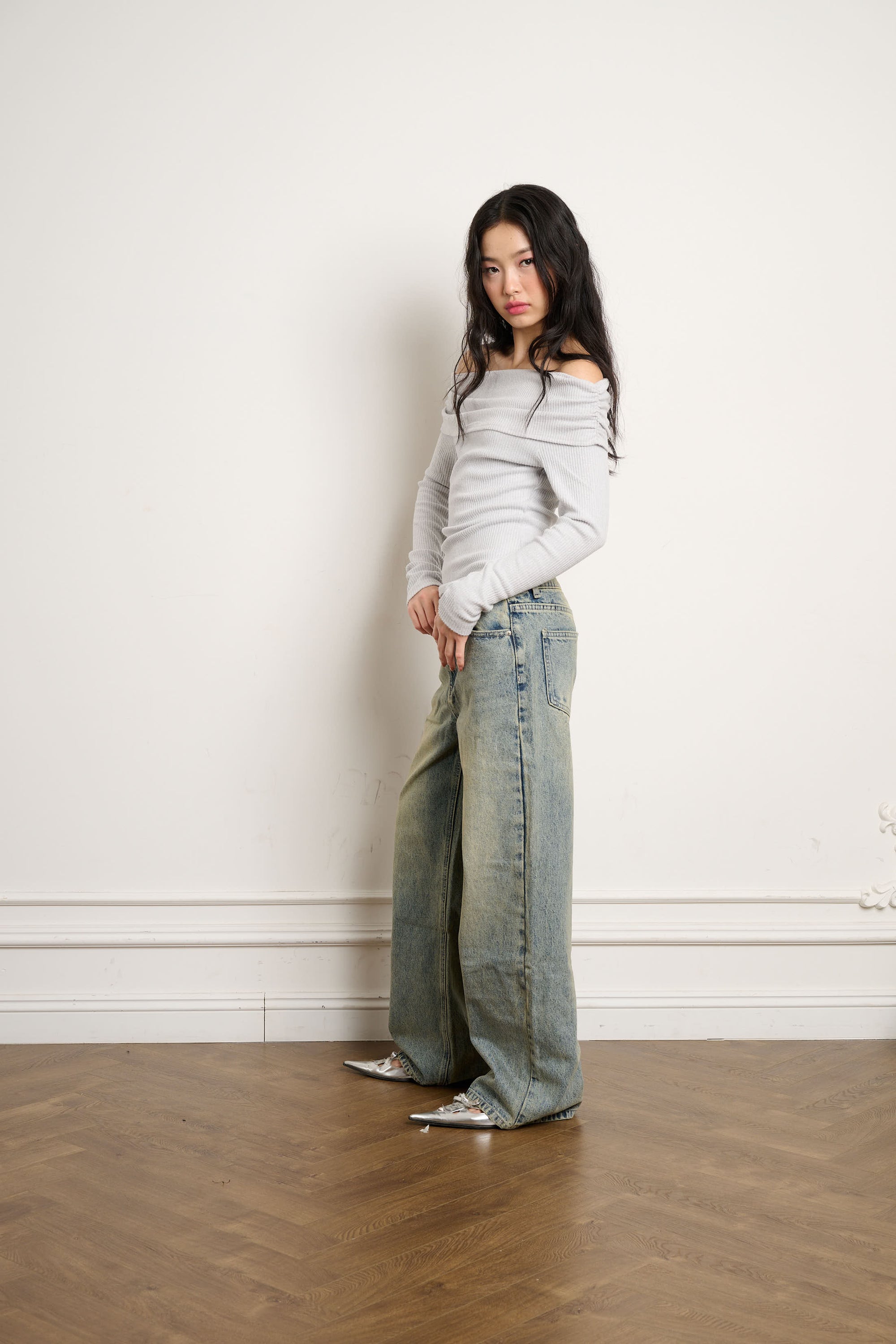 PRADIES WIDE LEG JEANS