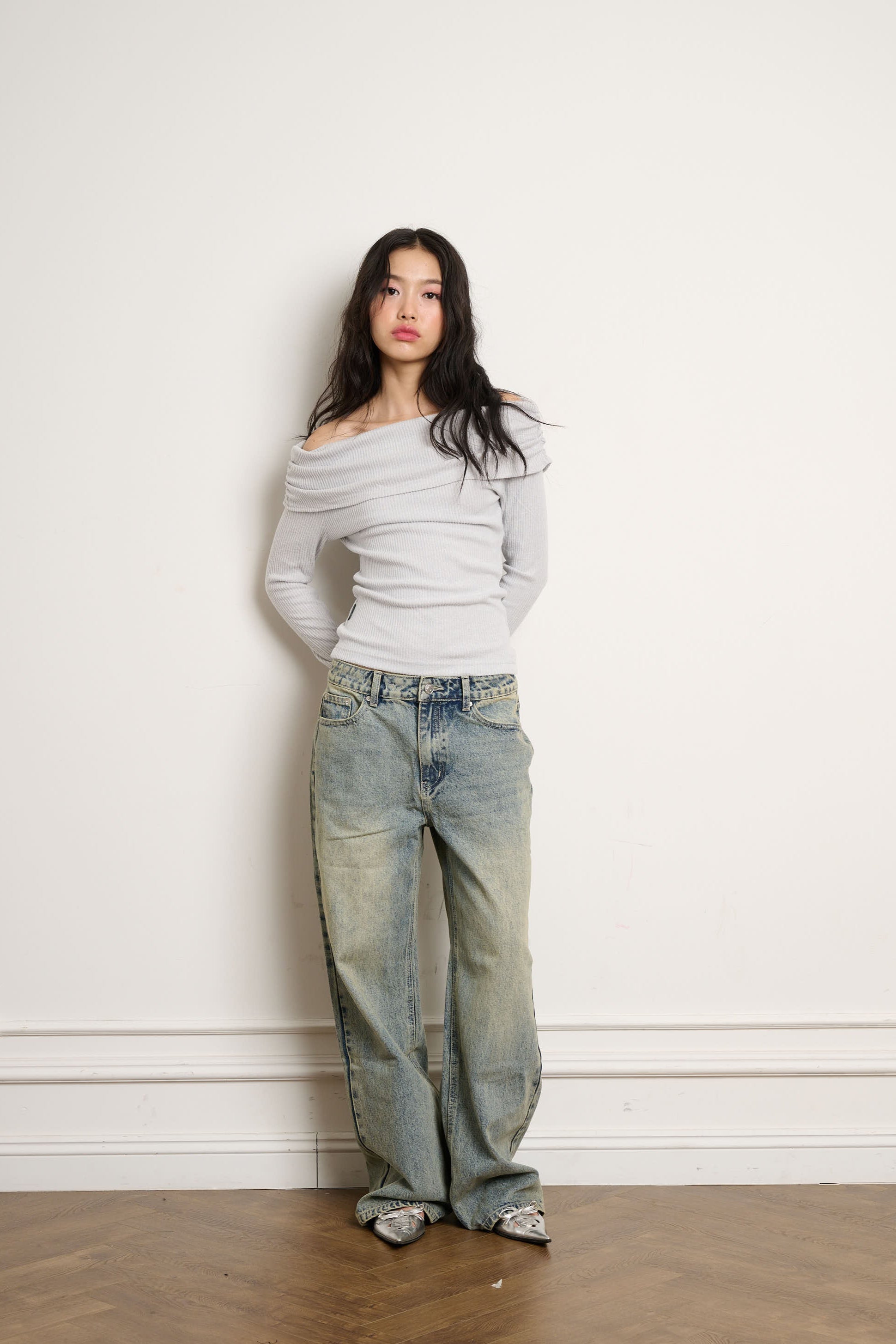 PRADIES WIDE LEG JEANS