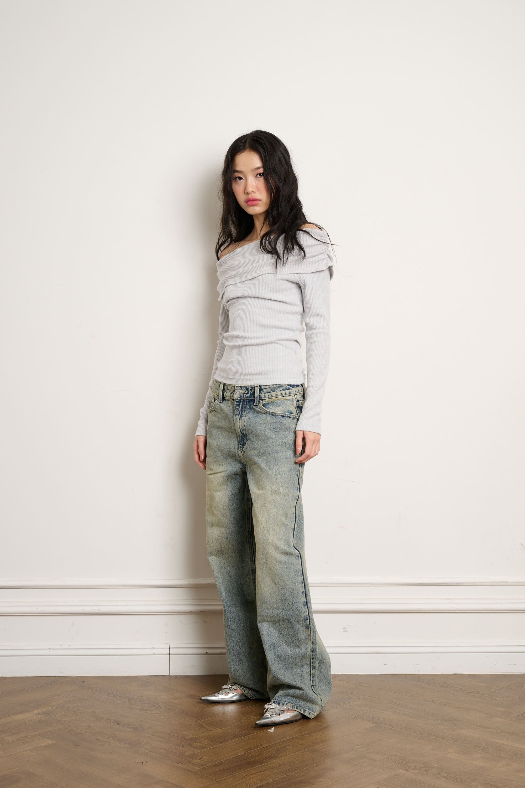 PRADIES WIDE LEG JEANS