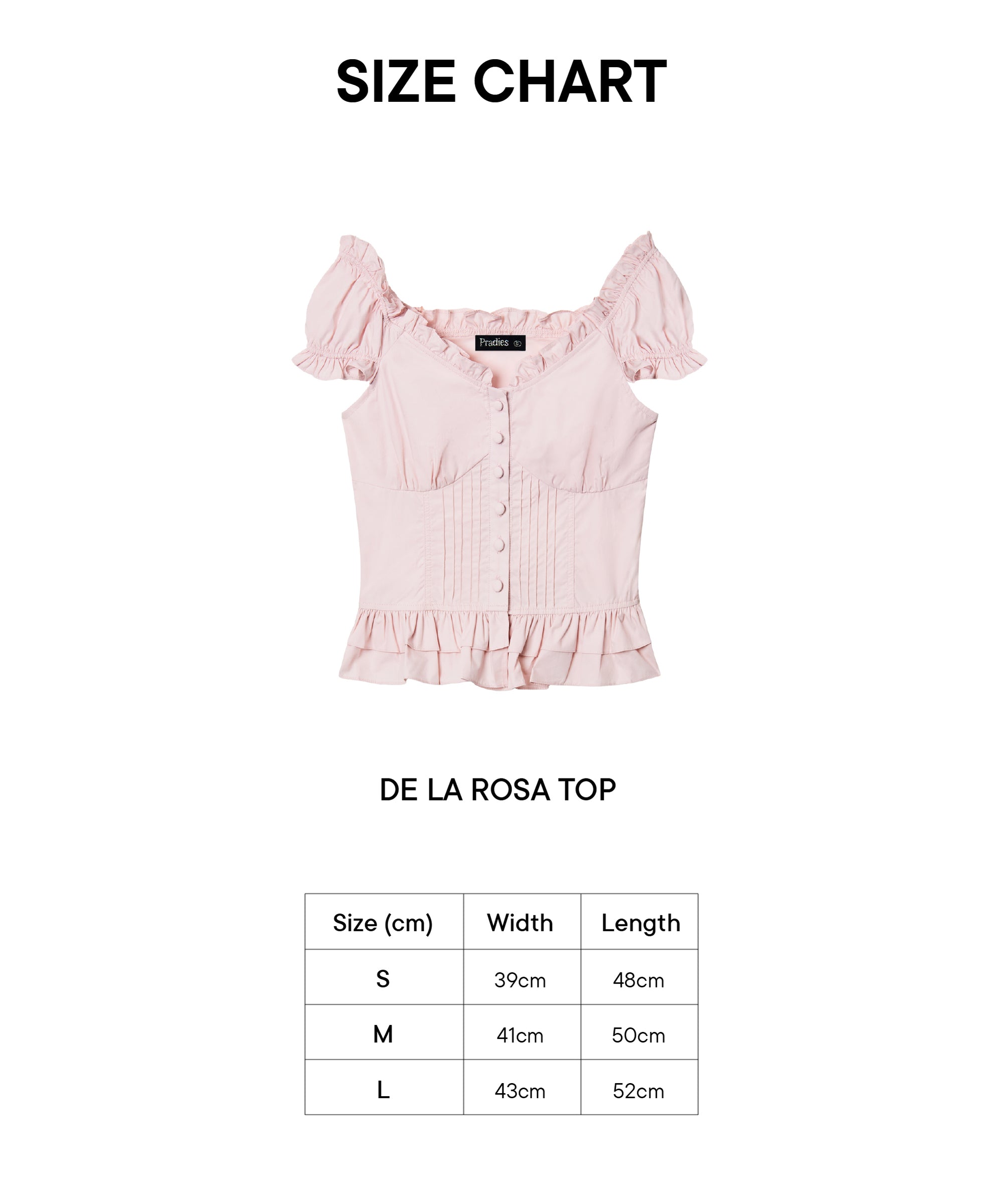 DE LA ROSA TOP