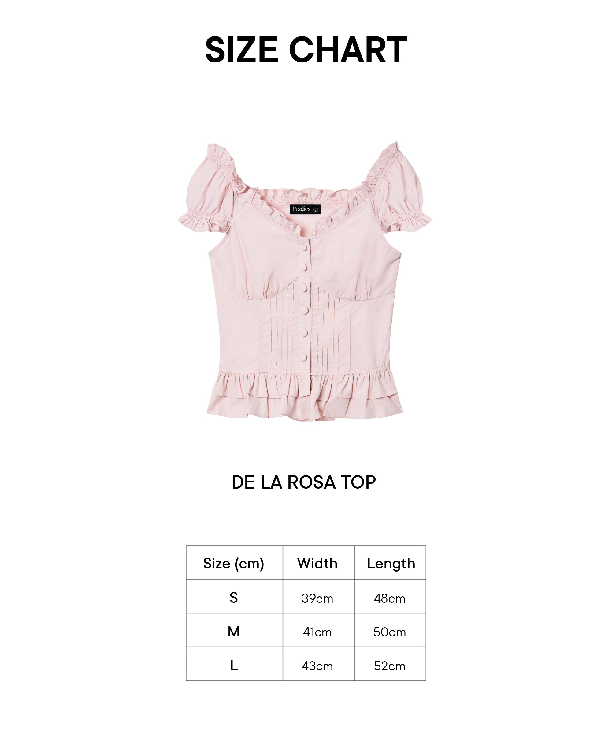DE LA ROSA TOP